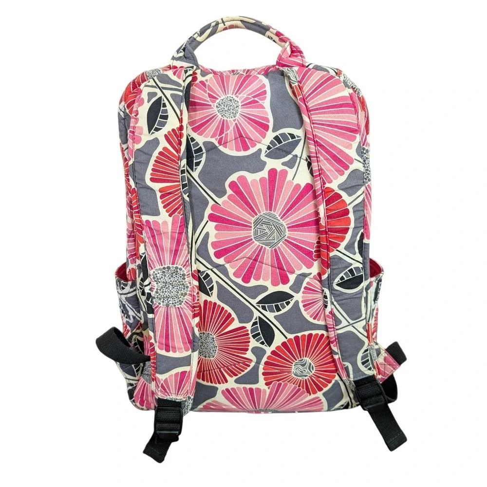 Vera Bradley Backpack Laptop Pocket Retired Cherry Blossom Quilted Floral